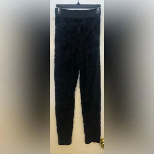 NWT Jean Paul Gaultier Maille Vintage 90's Velvet Evil Eye Leggings Black Size M